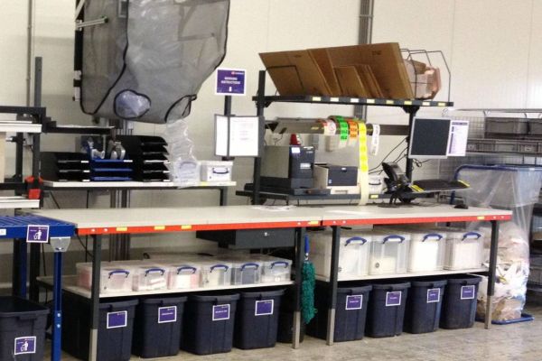 Ergonomische werktafels en inpaktafels